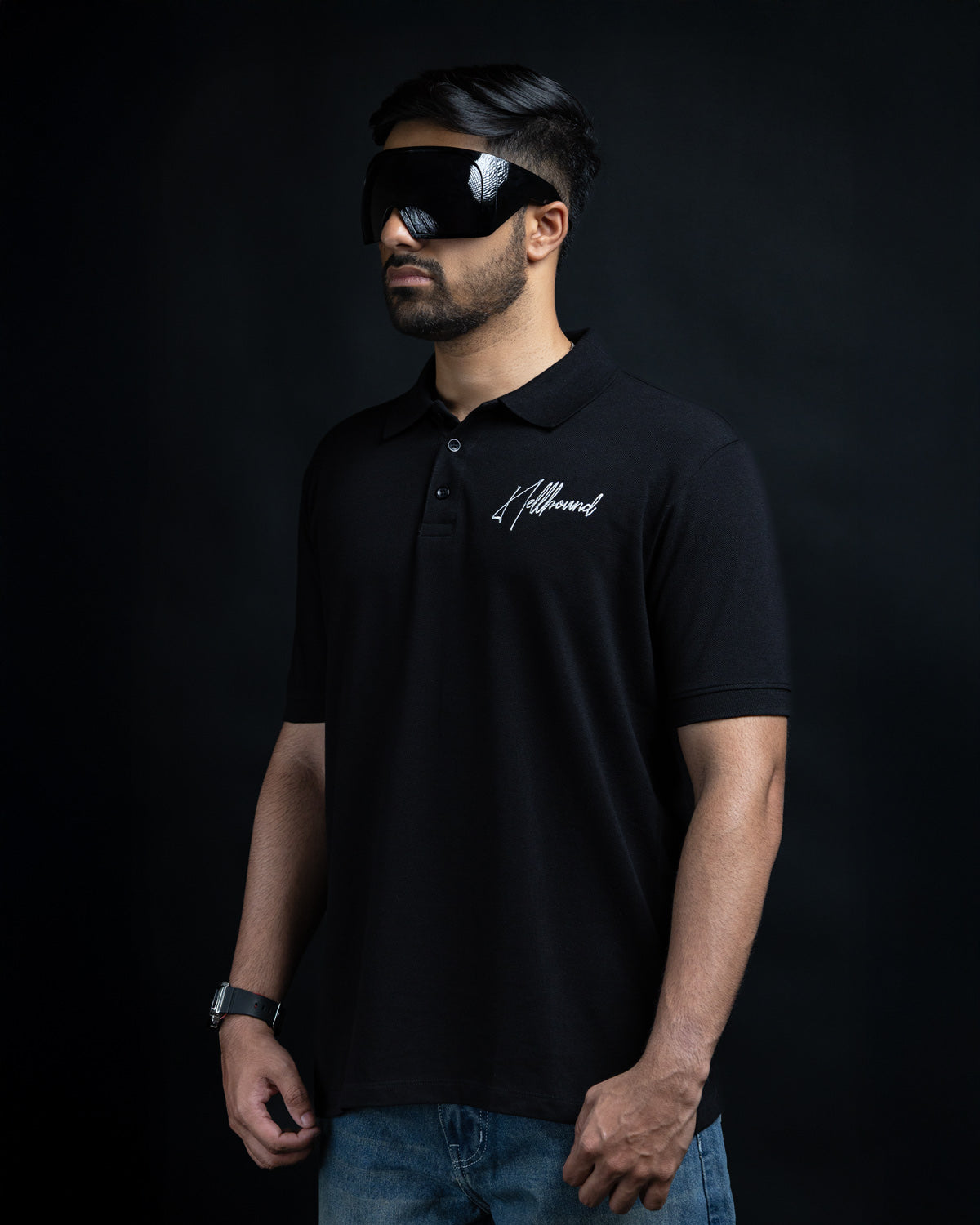 Black Polo T-Shirt