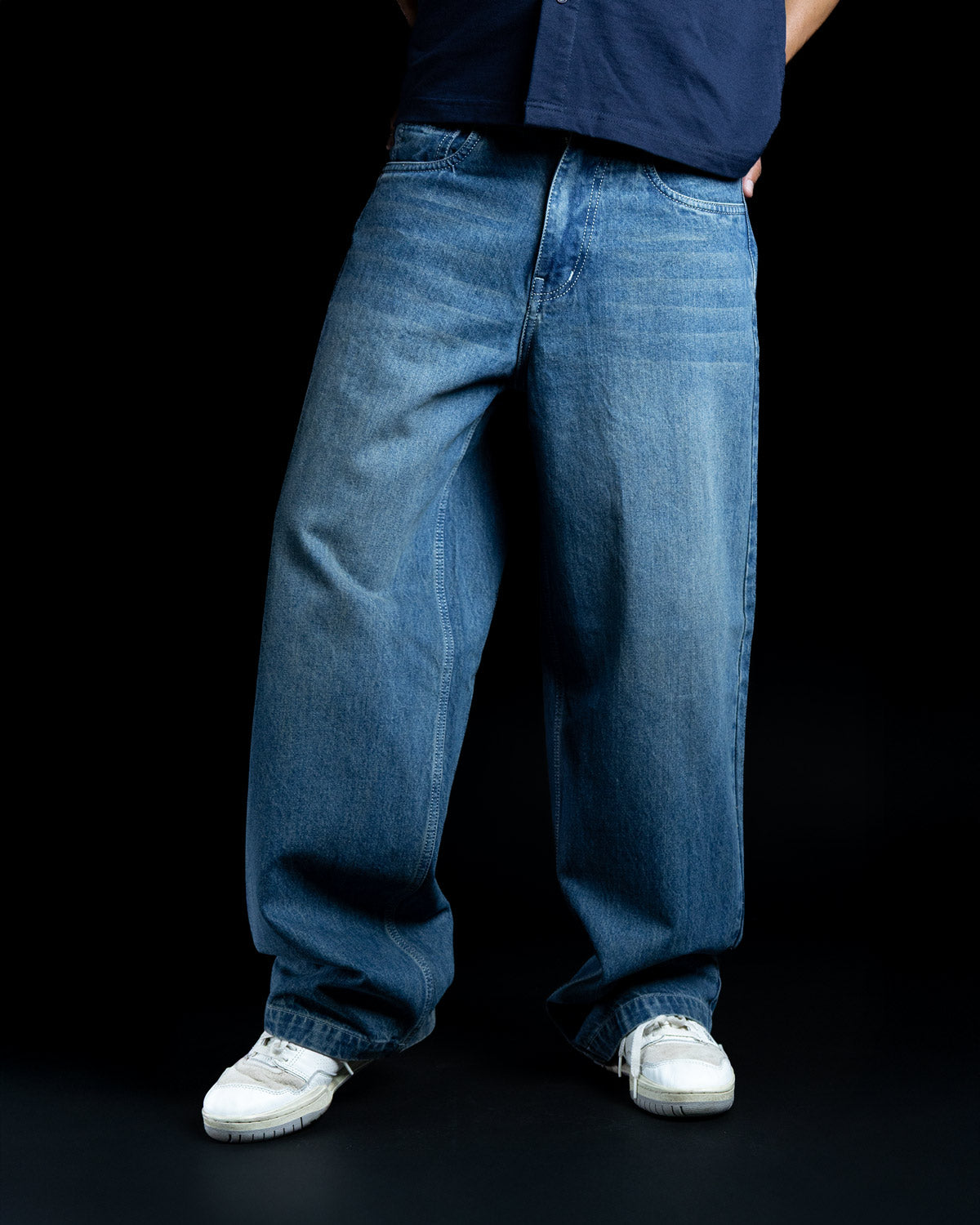 Blue Baggy Denim Jeans - Limited Edition