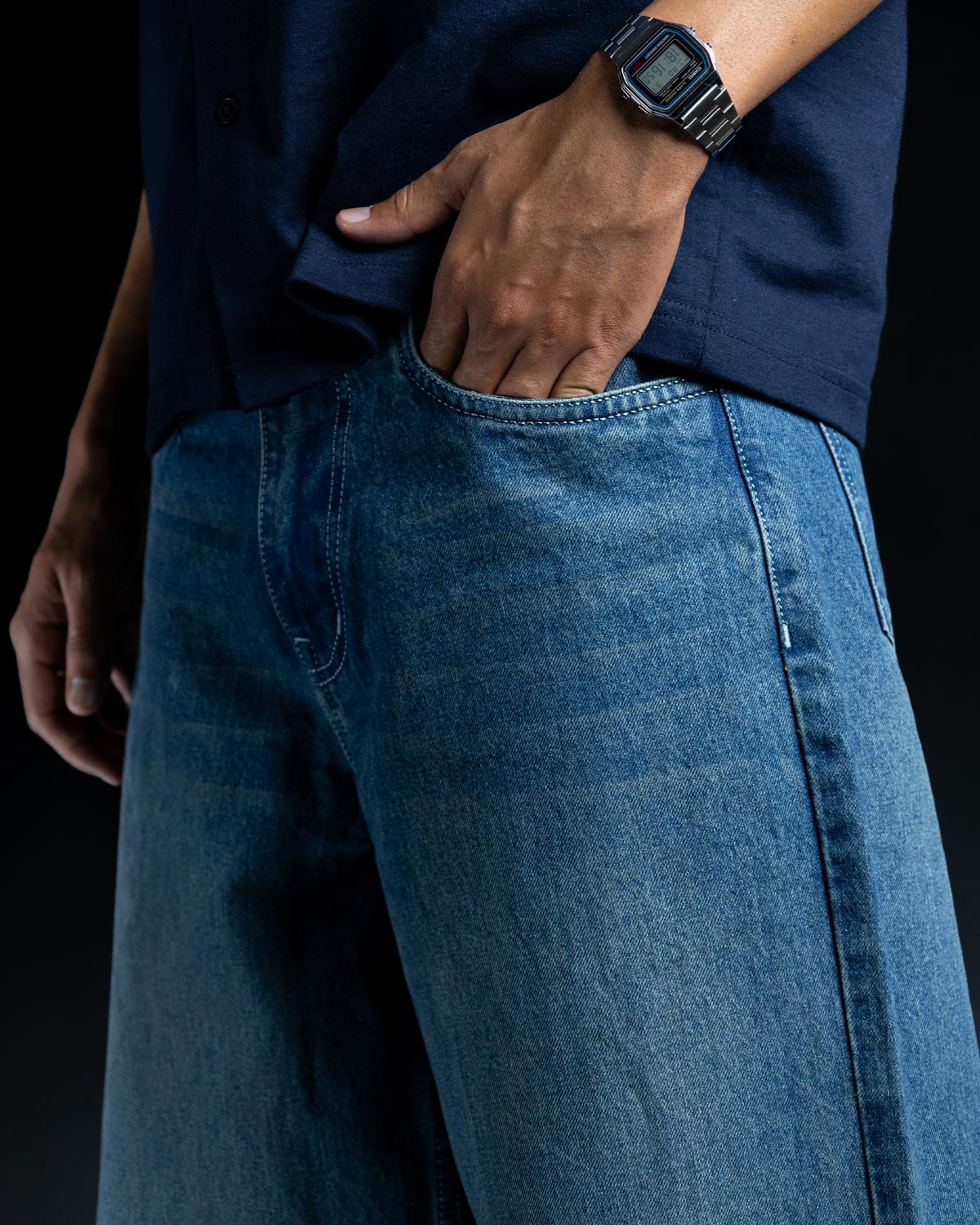 Blue Baggy Denim Jeans - Limited Edition