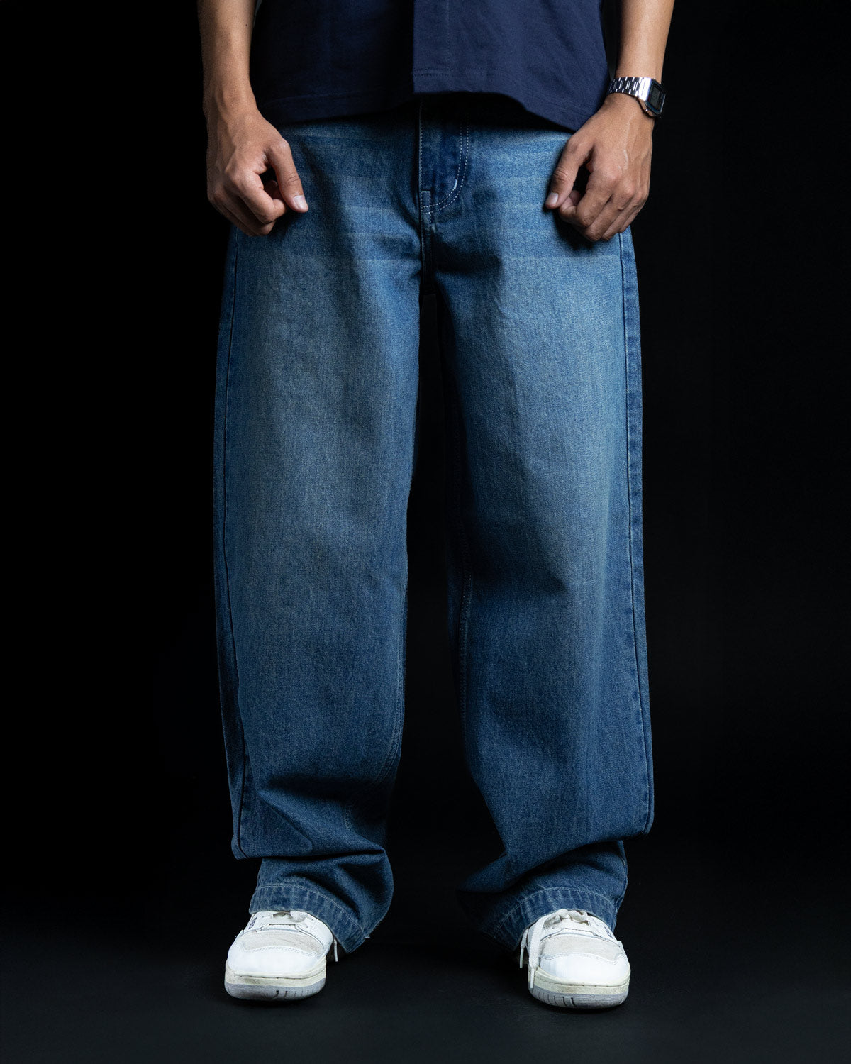 Blue Baggy Denim Jeans - Limited Edition