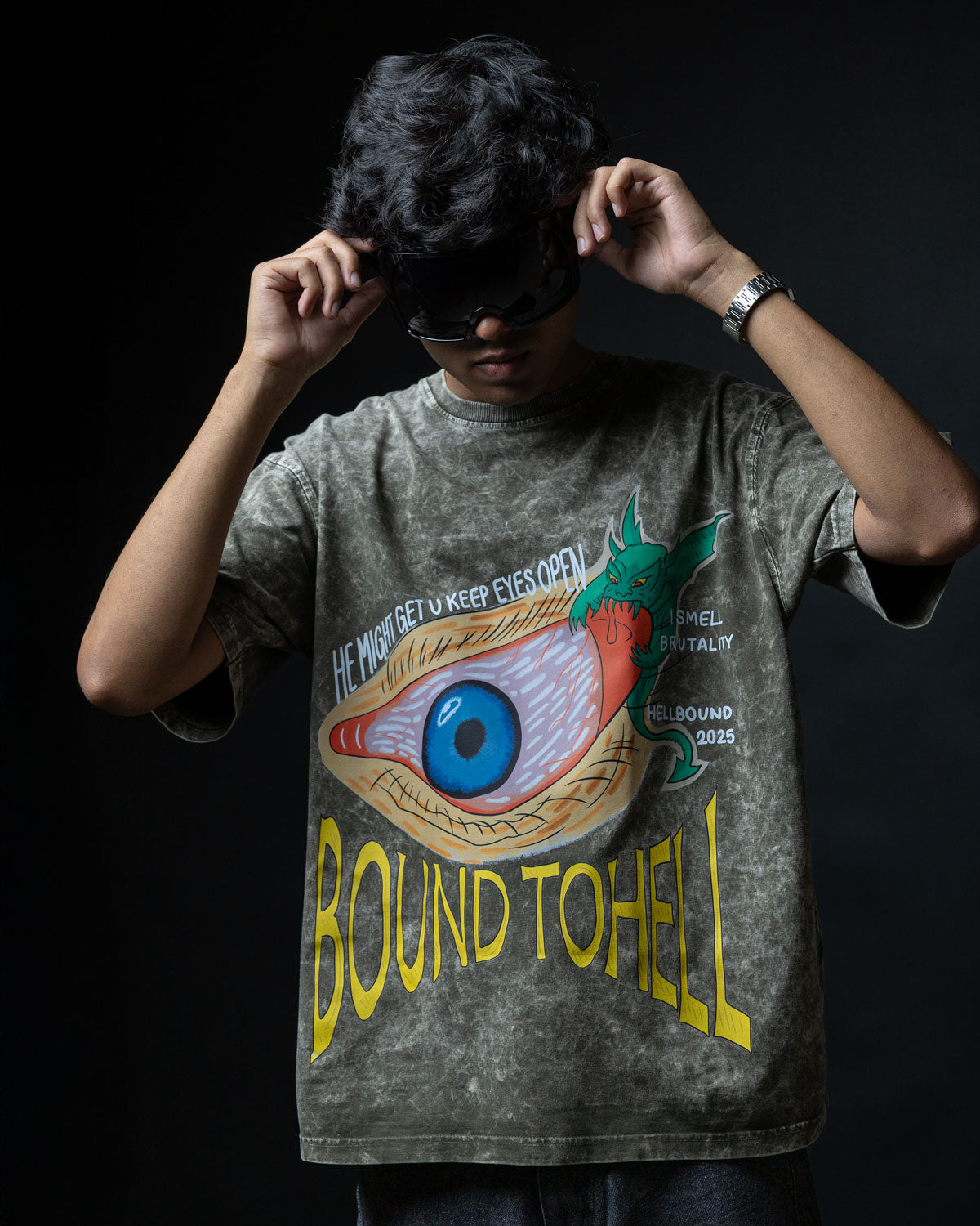 Bound To Hell Oversized T-Shirt