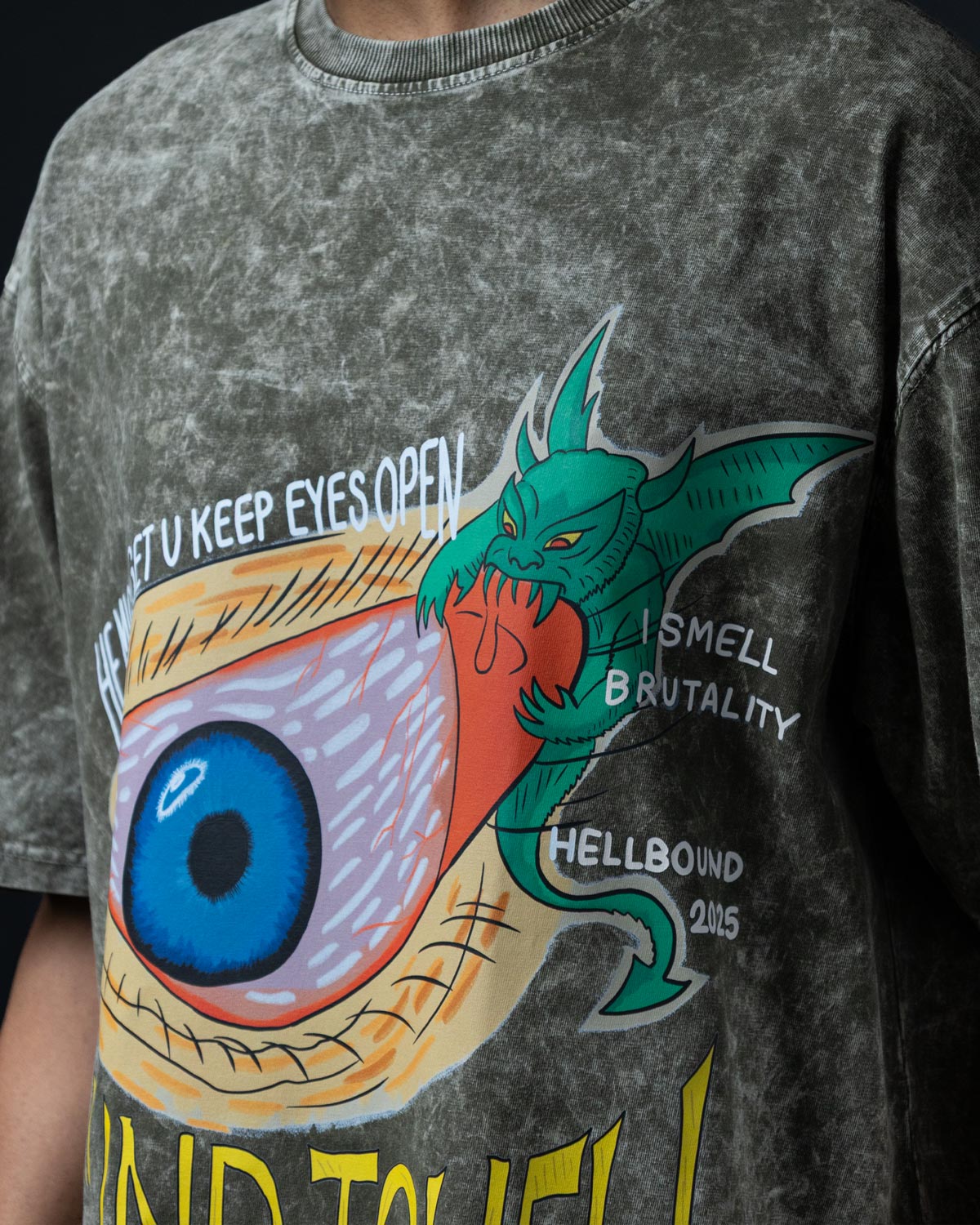 Bound To Hell Oversized T-Shirt