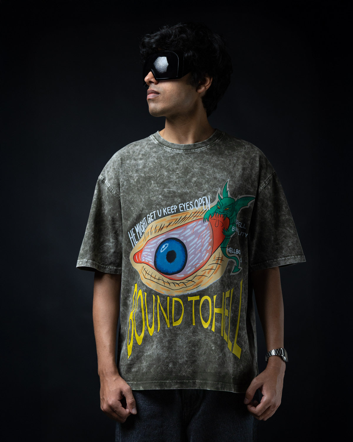 Bound To Hell Oversized T-Shirt