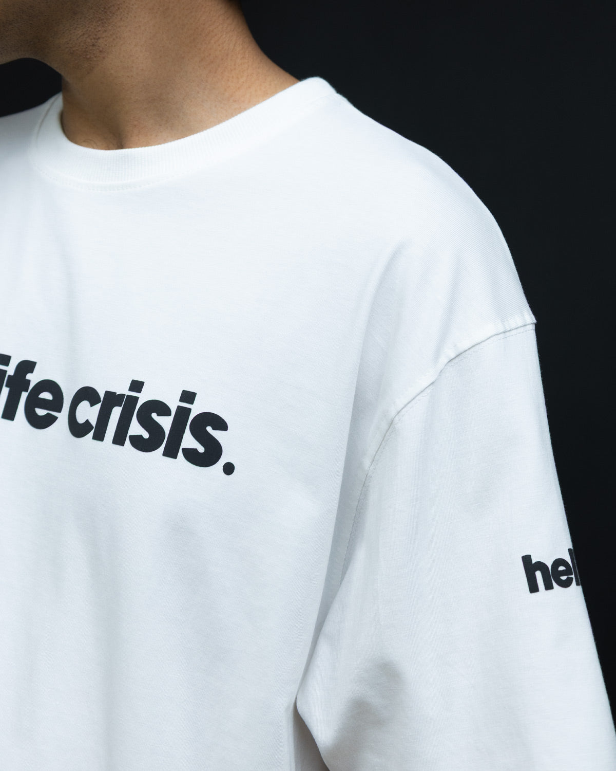 Early Life Crisis - Puff Print Oversized T-Shirt