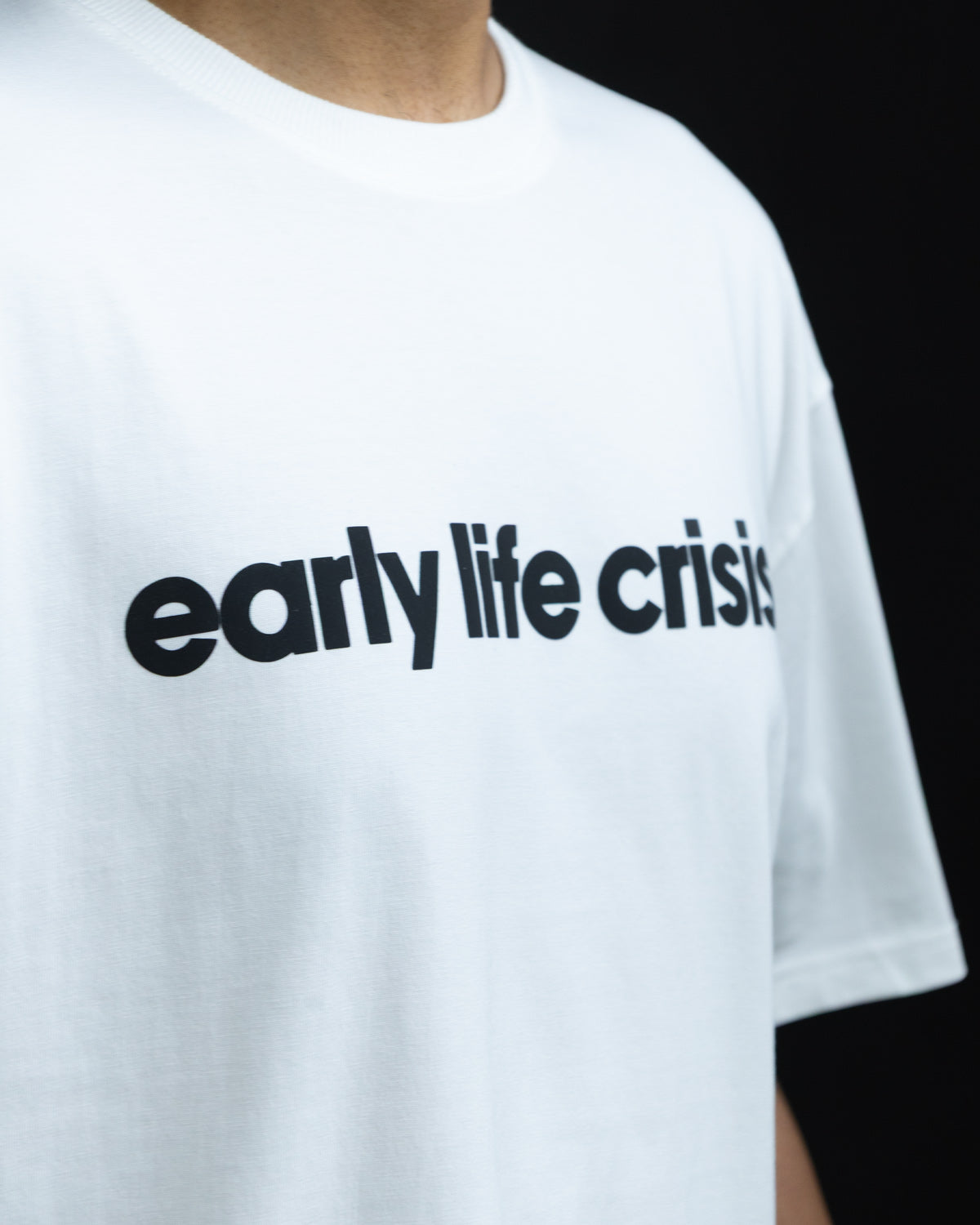 Early Life Crisis - Puff Print Oversized T-Shirt