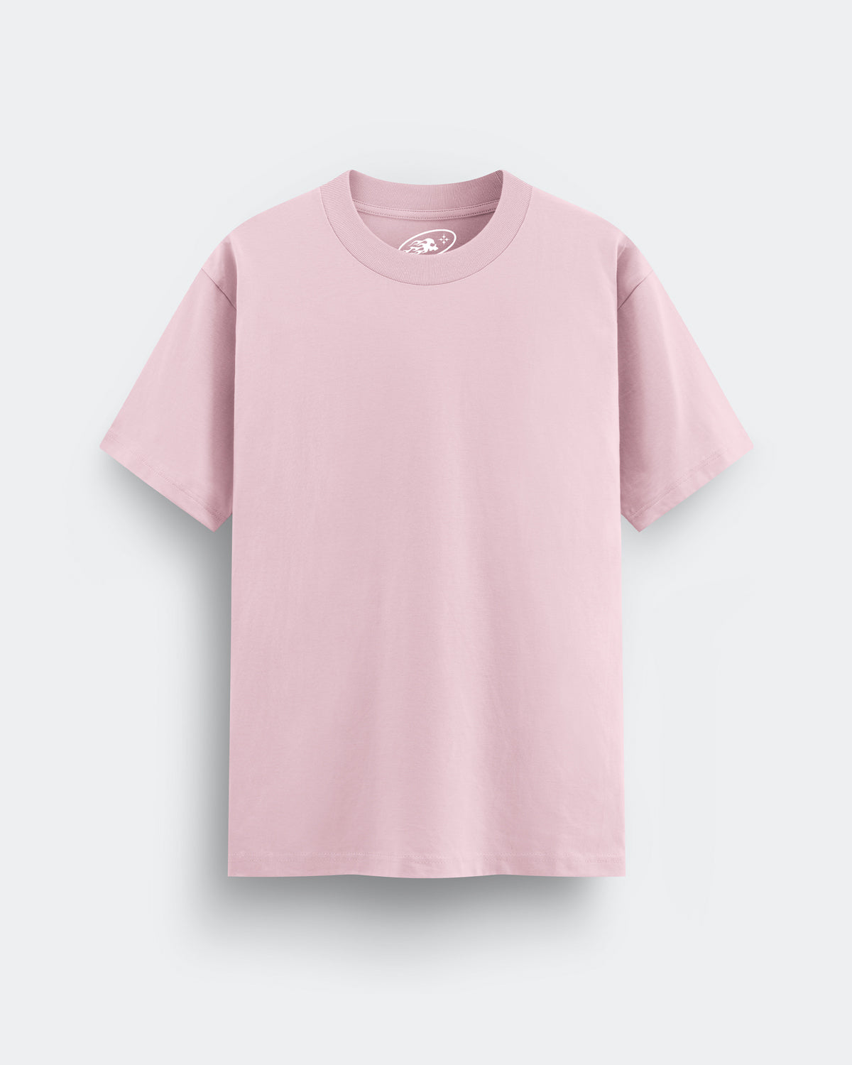 Baby Pink Crew Neck T-Shirt