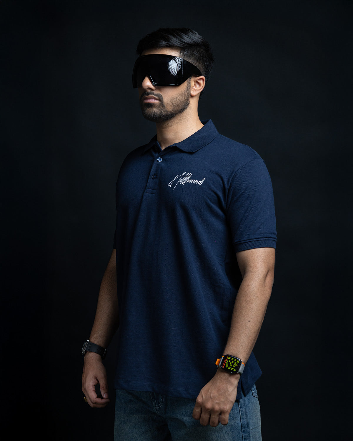 Navy Blue Polo T-Shirt