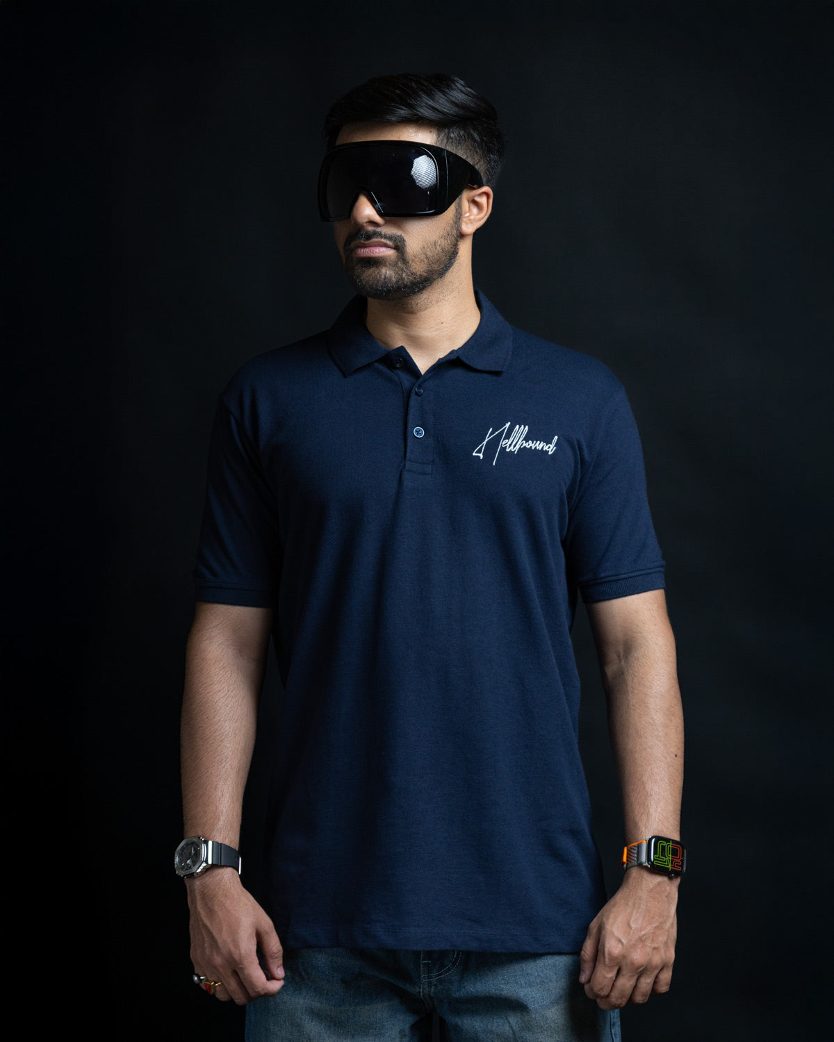 Navy Blue Polo T-Shirt