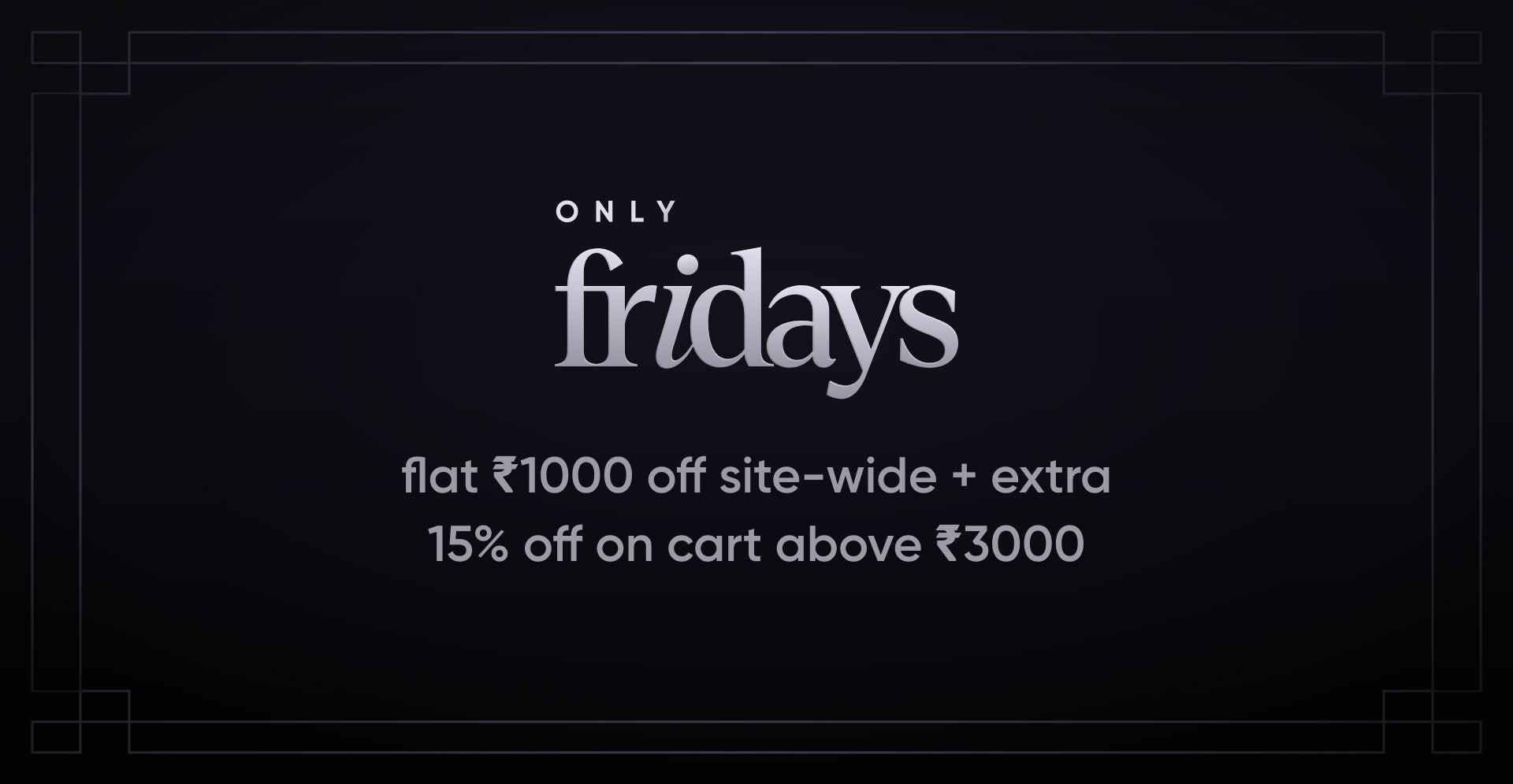 Cred Only Fridays