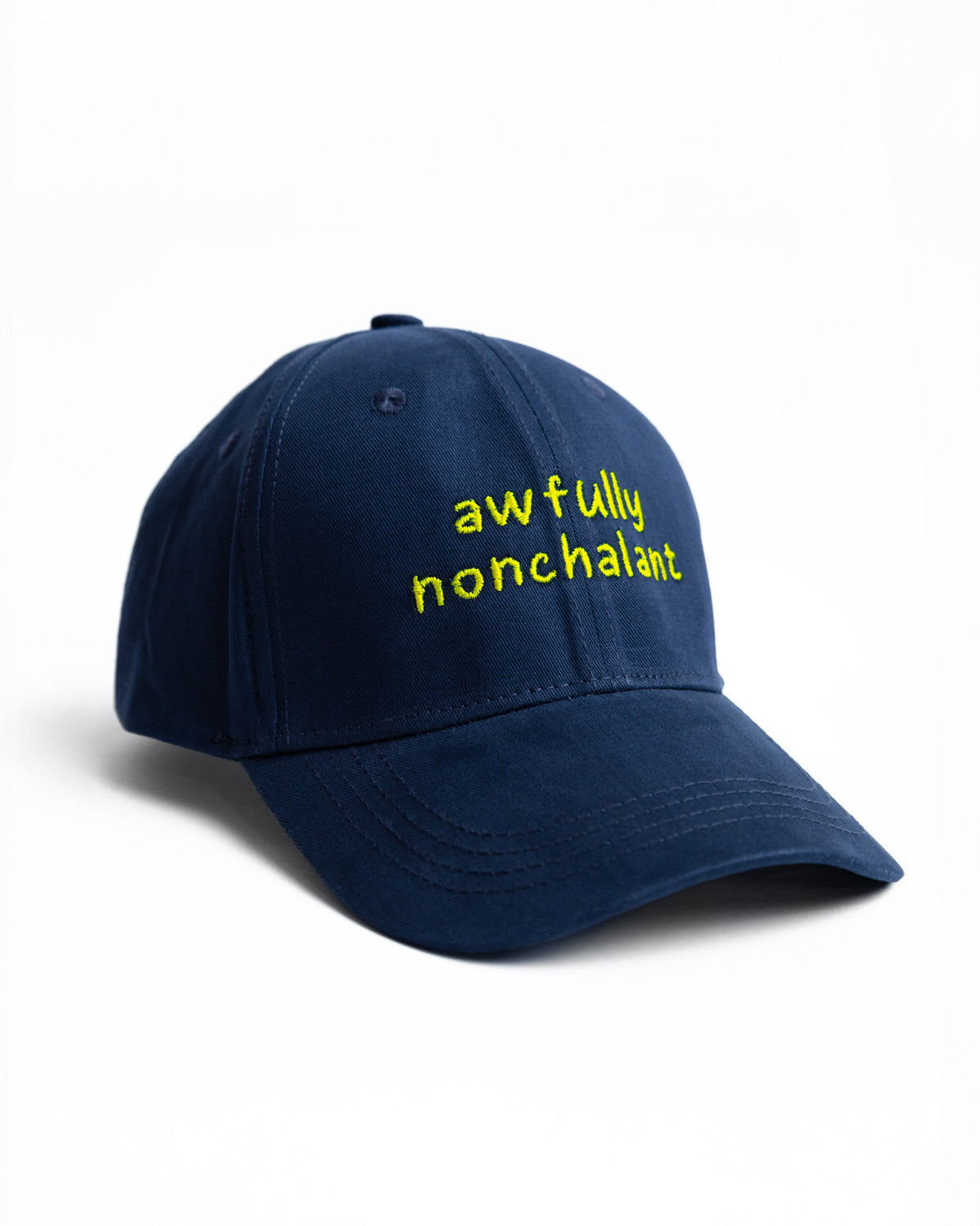 Awfully Nonchalant Embroidered Cap