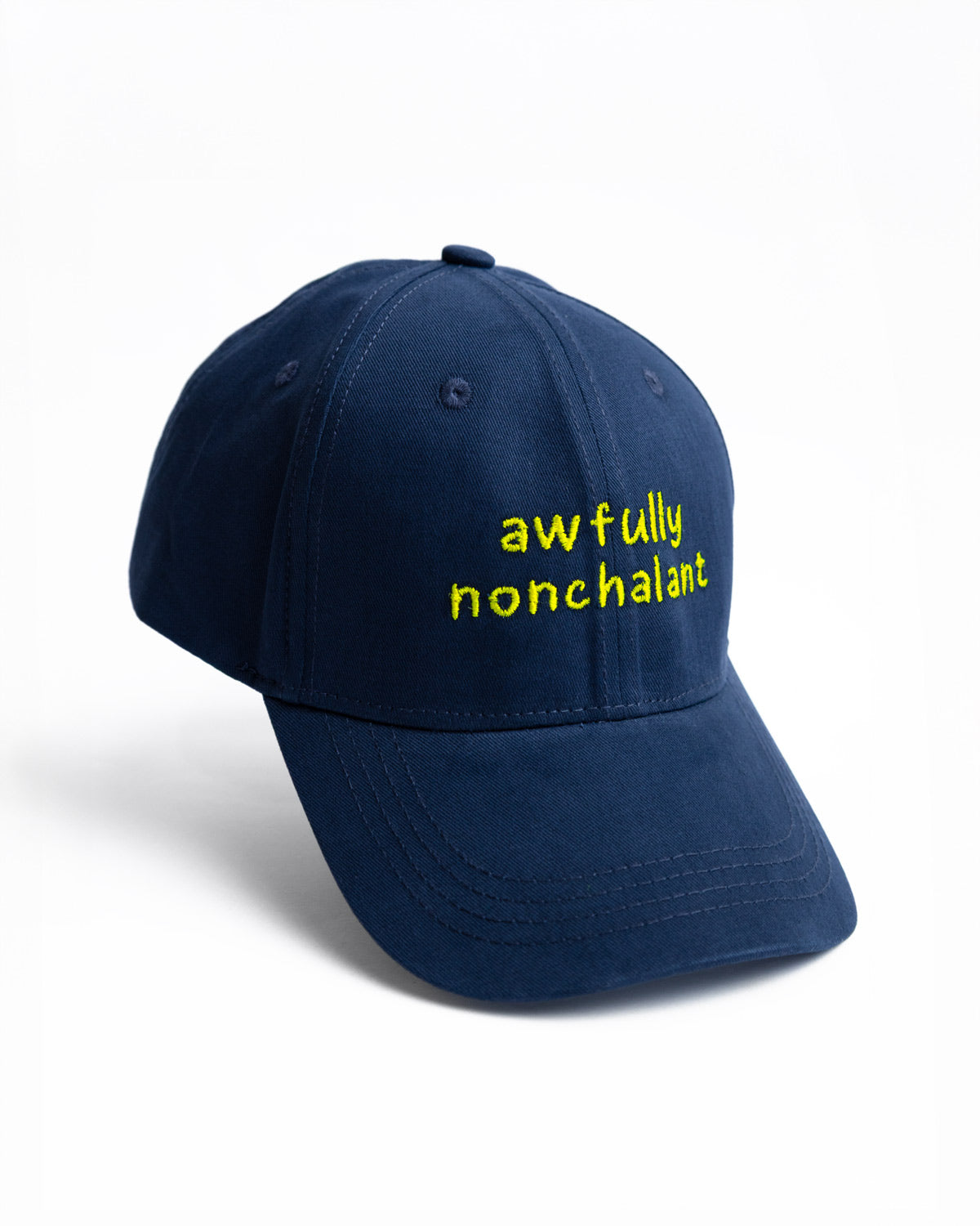 Awfully Nonchalant Embroidered Cap