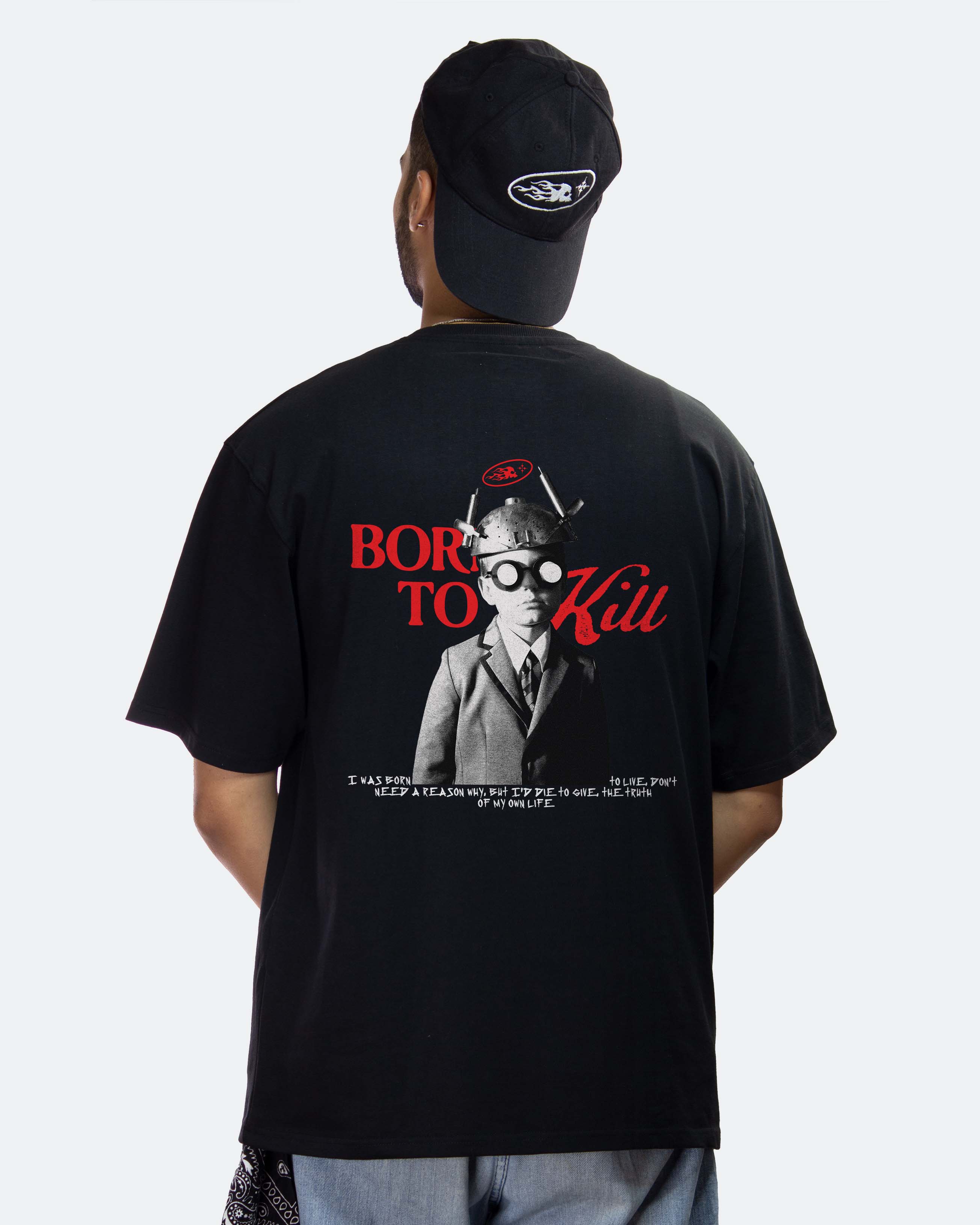 Born To Kill - Unisex Oversized T-shirt