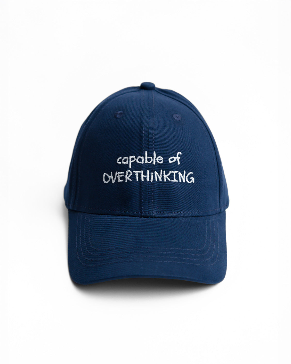 Capable Of Overthinking Embroidered Cap