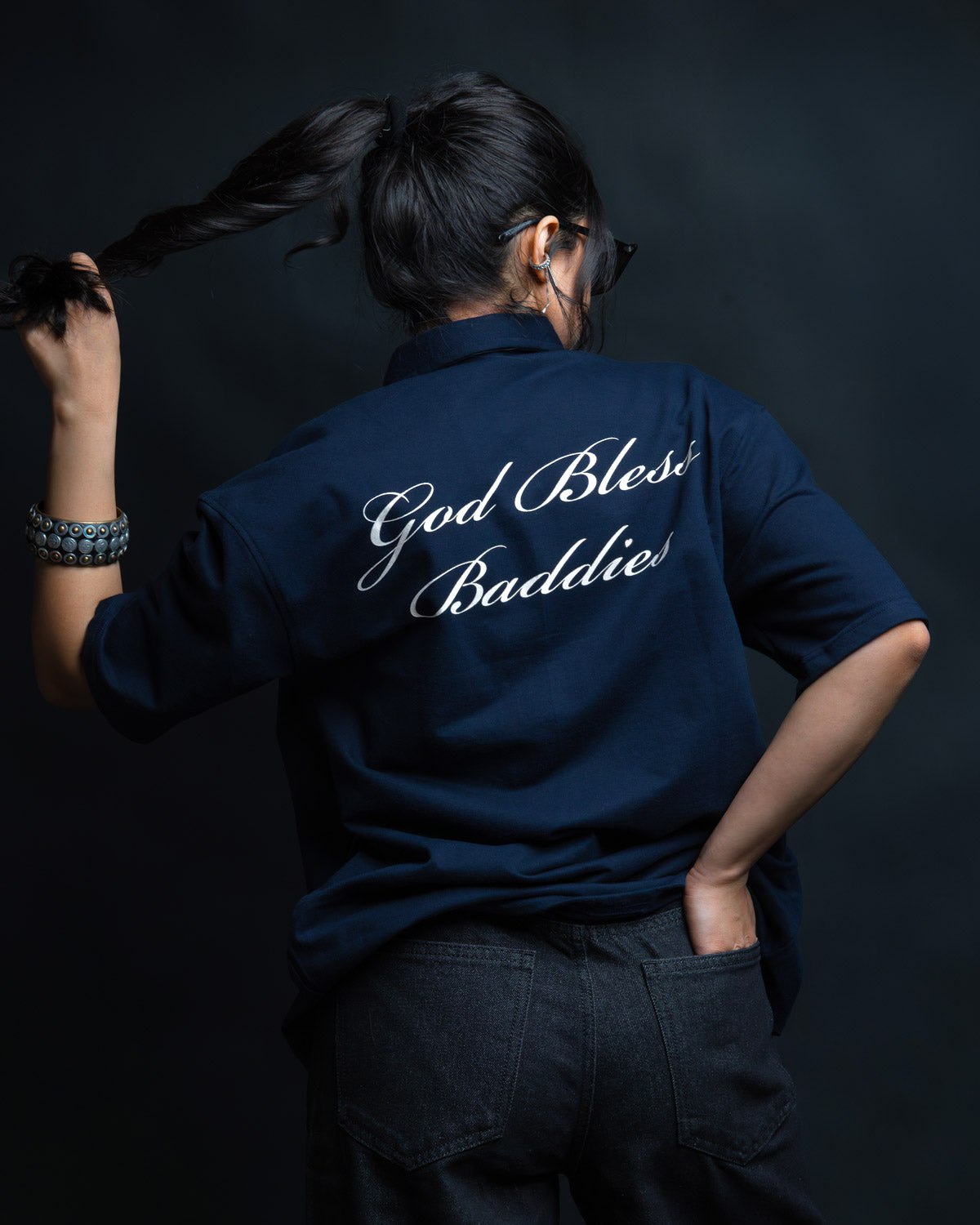 God Bless Baddies Boxy Fit Shirt