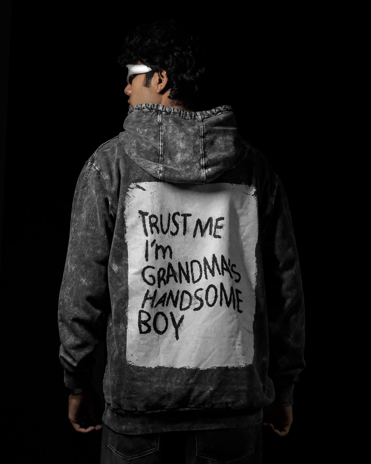 Grandma's Boy - Stone Wash Hoodie