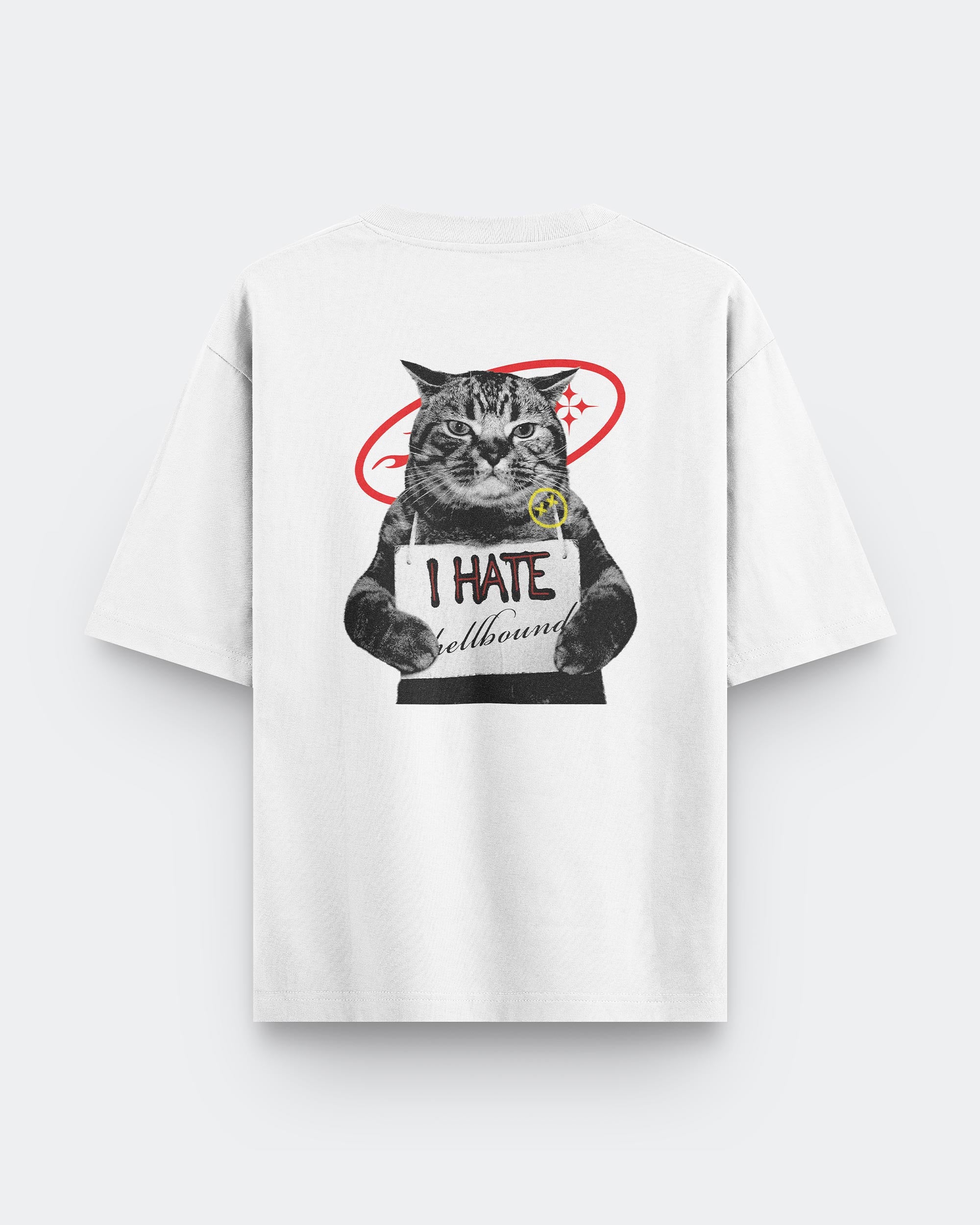 I hate Hellbound - Unisex Oversized T-shirt