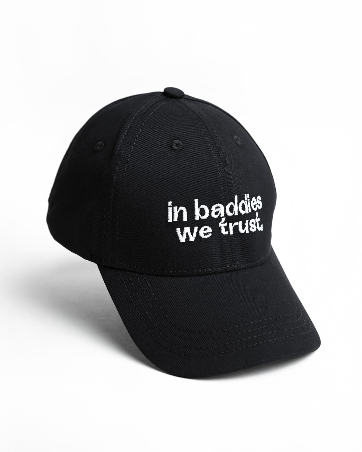 In Baddies We Trust Embroidered Cap