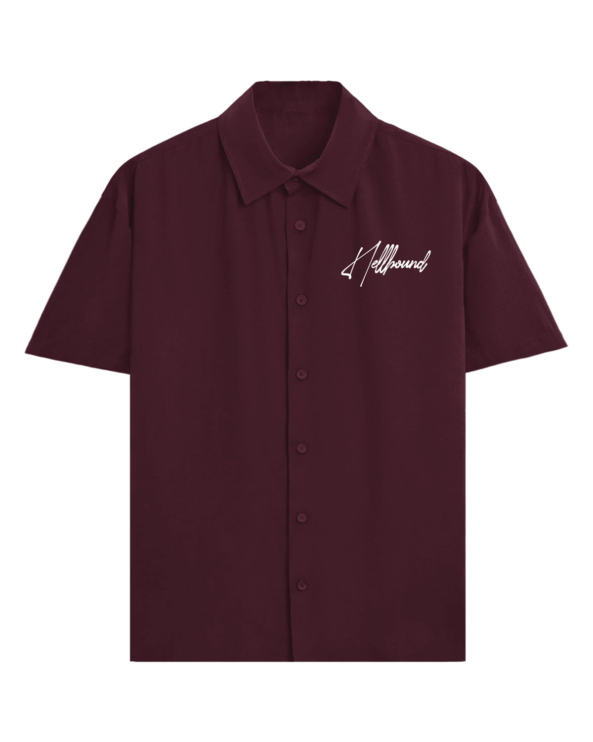 Maroon Oversized Shirt DTF