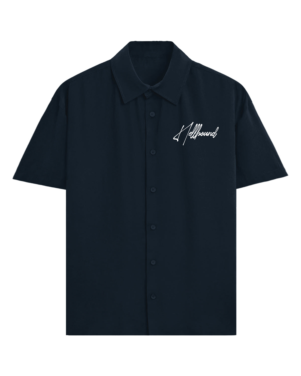 Navy Blue Oversized Shirt DTF