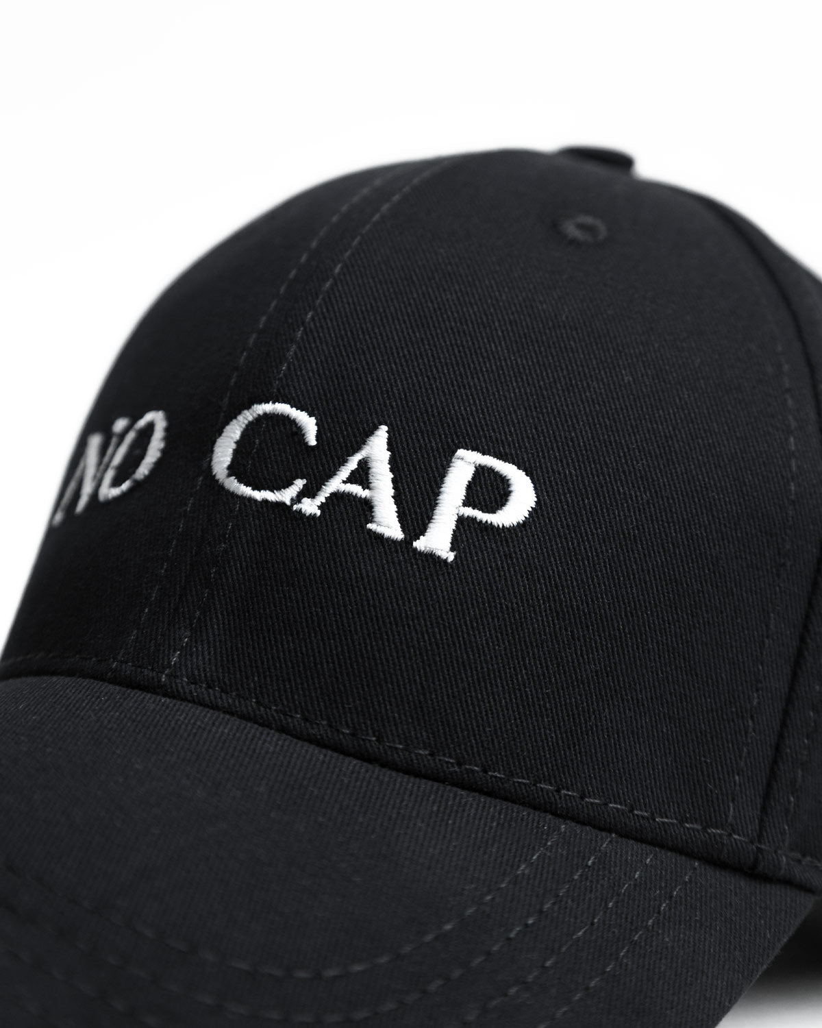 No Cap Embroidered Cap