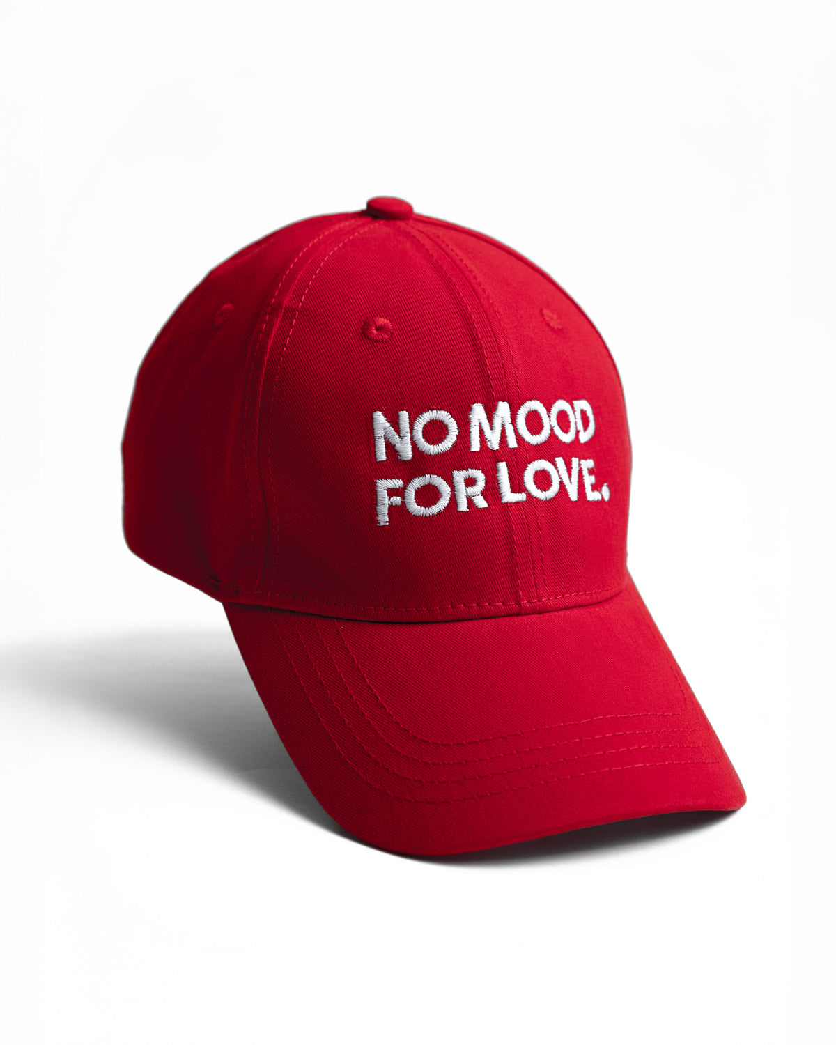 No Mood For Love Embroidered Cap