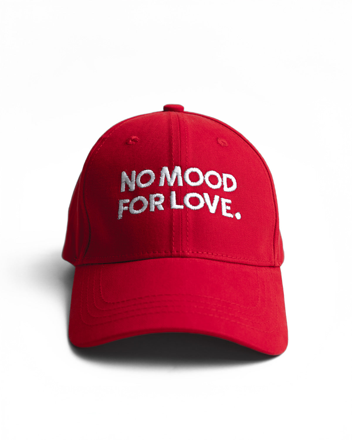No Mood For Love Embroidered Cap