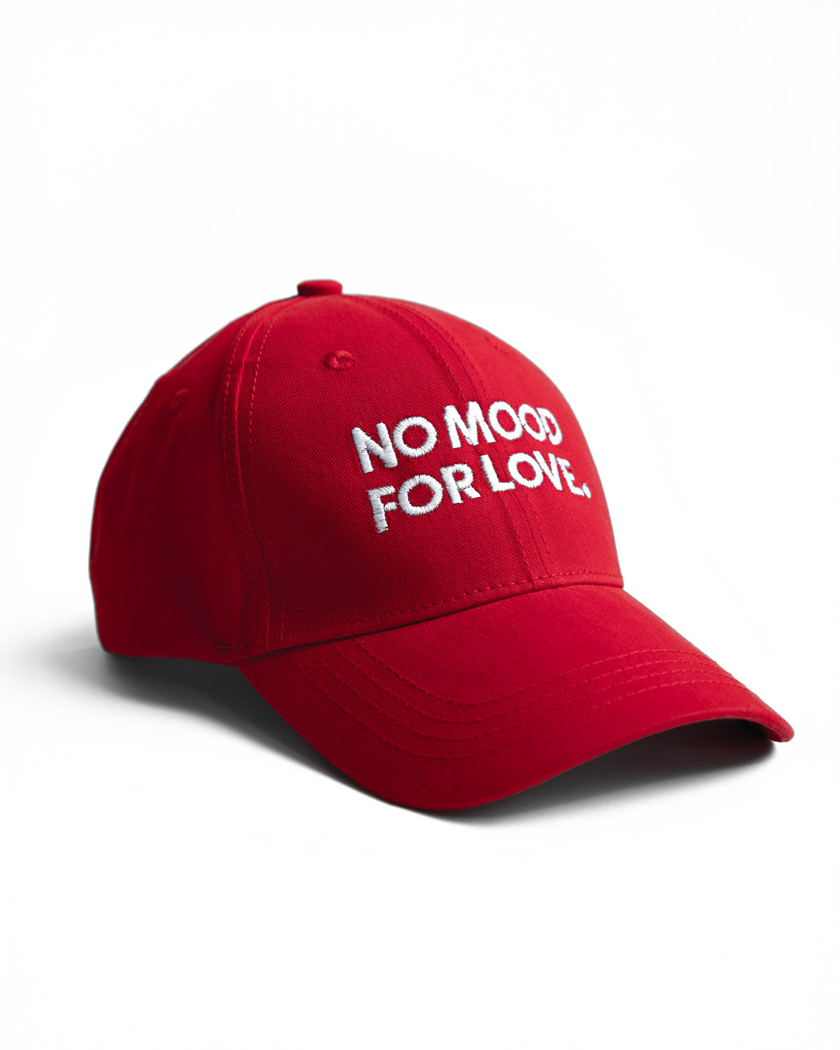 No Mood For Love Embroidered Cap