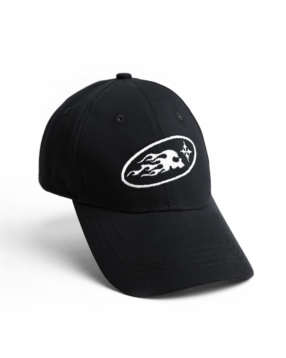Skullfire Embroidered Cap